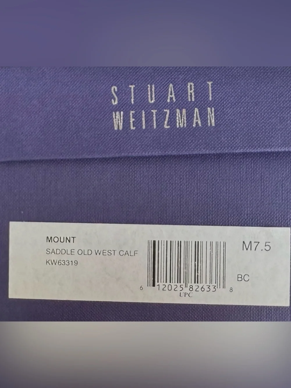 Stuart Weitzman Saddle Old West Calf Woman’s Boots Size 7.5
